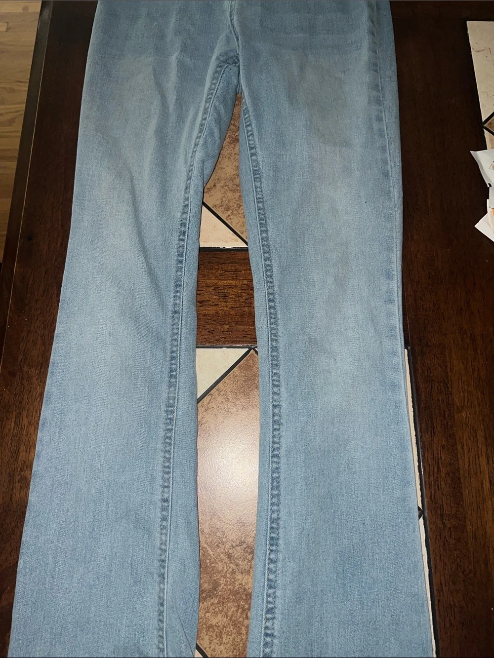 Fashion Nova Light Wash High-Rise Slim Straight Jeans